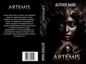 Artemis: Ready Made Book Cover: The goddess Artemis captivates her audience with her beauty and intelligence. A heroine to be revered. BookSelf UK