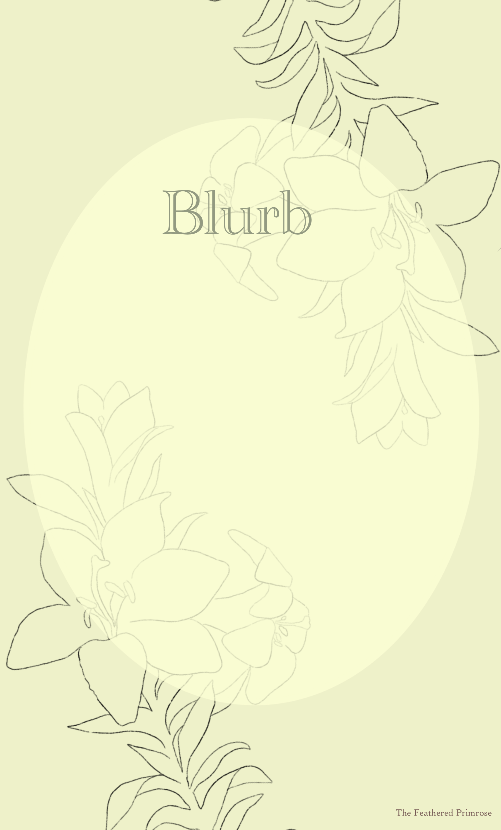 Floral Illustrated Premade Book Cover - Image 3