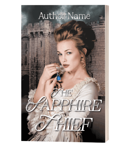 The Sapphire Thief: Premade Book Cover