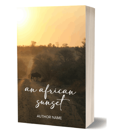 An African Safari: Ebook & Paperback Premade Book Cover