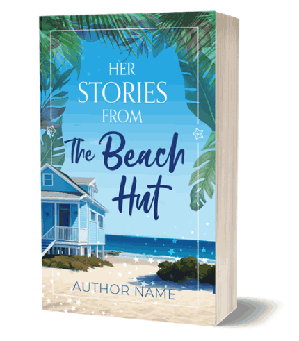 Her Stories From The Beach Hut: Premade eBook & Paperback Book Cover